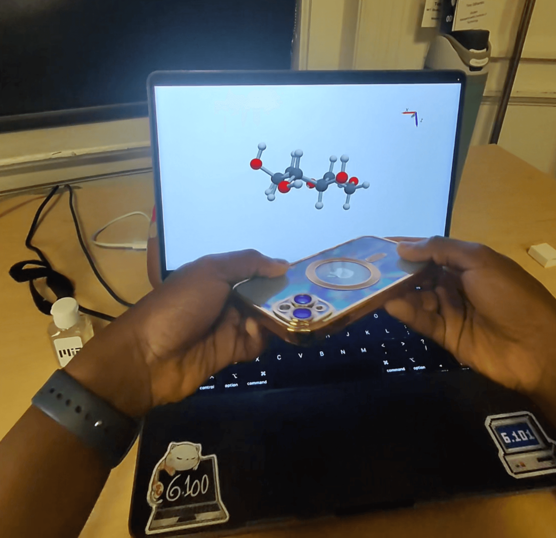ChemAxis molecular visualization